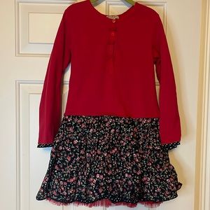 Eliana we Lena dress, size 6A, patterned, layered skirt